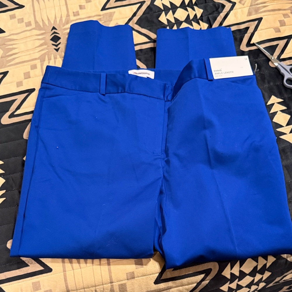 Liz Claiborne Blue Women's Trousers